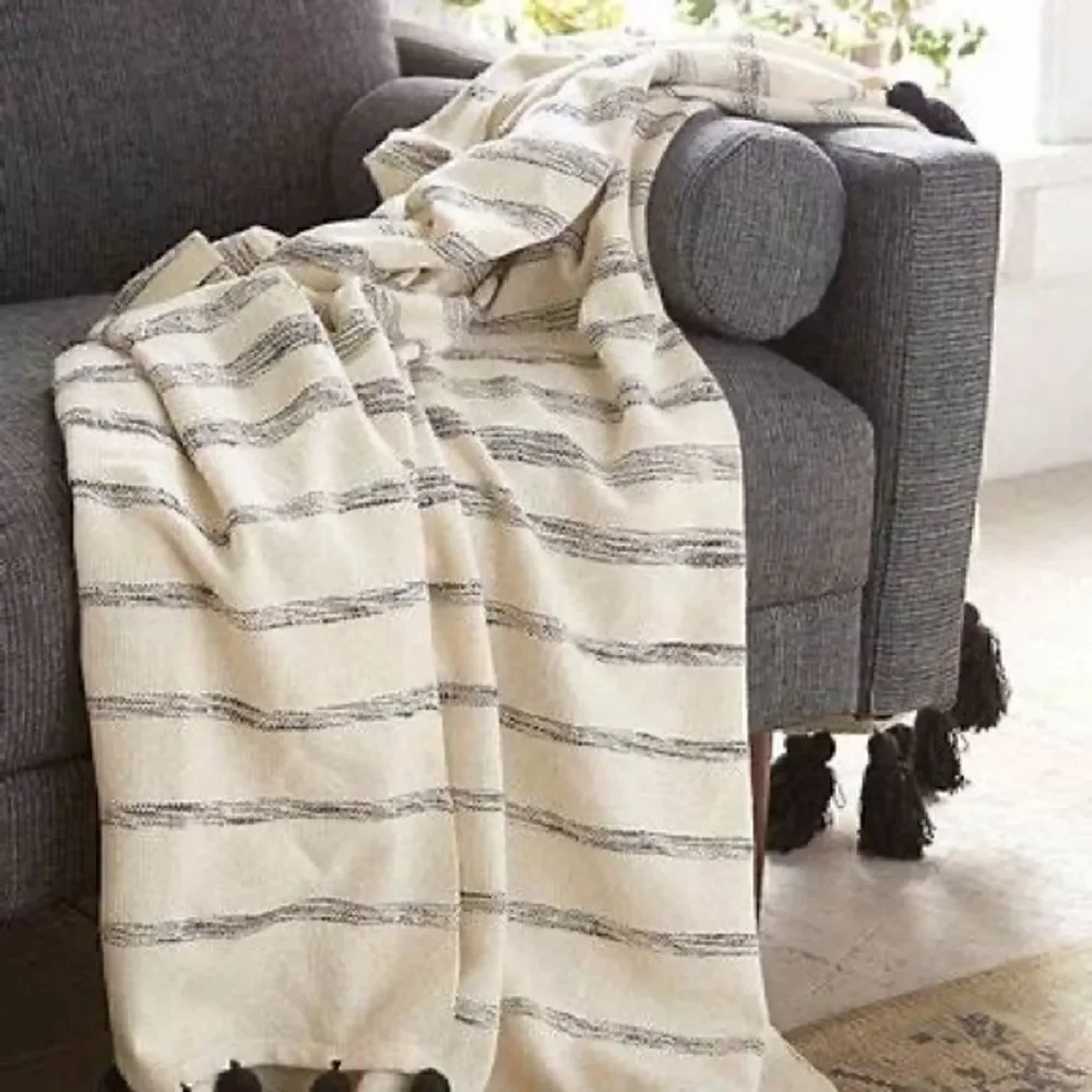 Urban Outfitters- 4040 Locust Slidell Throw Blanket,Size 50”x60” (127cm x 152cm)